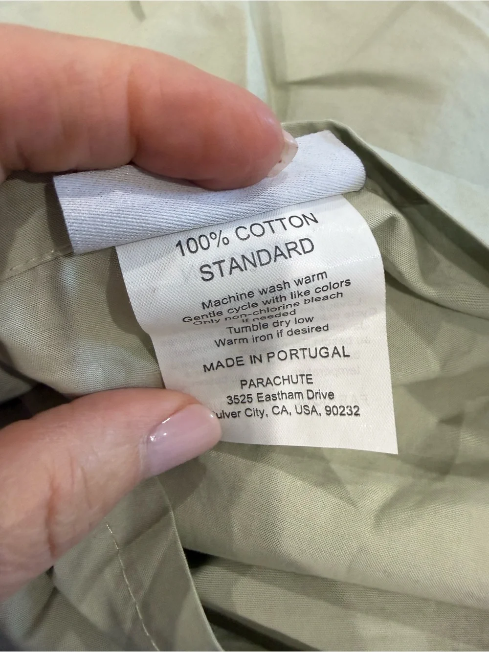 Parachute NEW Percale Set of 2 Cotton Pillowcases